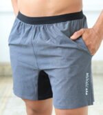 Bermuda Tactel Mescla Cinza