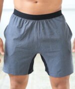 Bermuda Tactel Mescla Cinza - Imagem 3