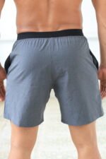 Bermuda Tactel Mescla Cinza - Imagem 4