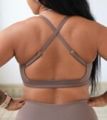 Top Cruzado Marrom claro - Imagem 4