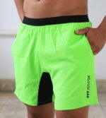 Bermuda Tactel Verde Neon