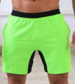 Bermuda Tactel Verde Neon - Imagem 2