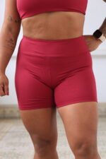 Short meia coxa Bordô - Imagem 3