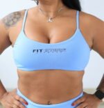 Top Aberto costas Blue