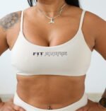 Top Aberto costas Off White