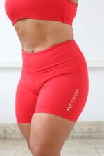 Short meia coxa Vermelho