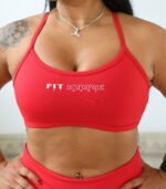 Top Cruzado Vermelho