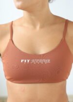 Top Aberto costas Marrom