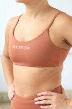 Top Aberto costas Marrom - Imagem 3