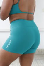 Short meia coxa Verde Turquesa - Imagem 3