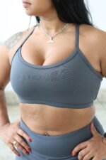 Top Cruzado Cinza - Imagem 2