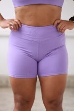 Short meia coxa Lilás