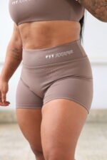 Short S/costura Marrom claro