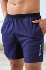 Bermuda Tactel Azul marinho