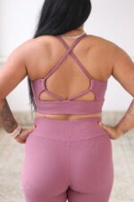 Top cruzado Tullip matte - Imagem 4