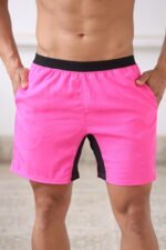 Bermuda Tactel Rosa - Imagem 4