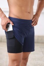 Bermuda Dryfit Azul marinho - Imagem 2