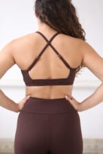 Top Cruzado Marrom escuro - Imagem 4
