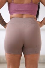 Short meia coxa Marrom claro - Imagem 4