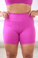 Short meia coxa Rosa