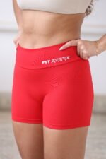 Short S/costura vermelho - Imagem 3