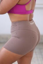 Short empina bumbum Marrom claro - Imagem 3