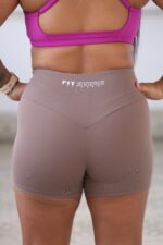 Short empina bumbum Marrom claro - Imagem 4