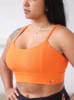 Top cruzado Tangerina