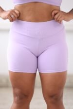 Short meia coxa lilas claro