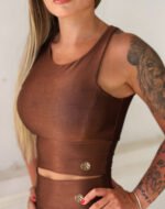 Top Angelica Marrom