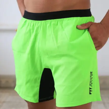 Bermuda Tactel Verde Neon