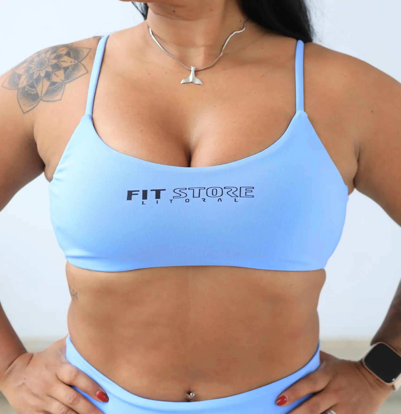Top Aberto costas Blue - Imagem 1