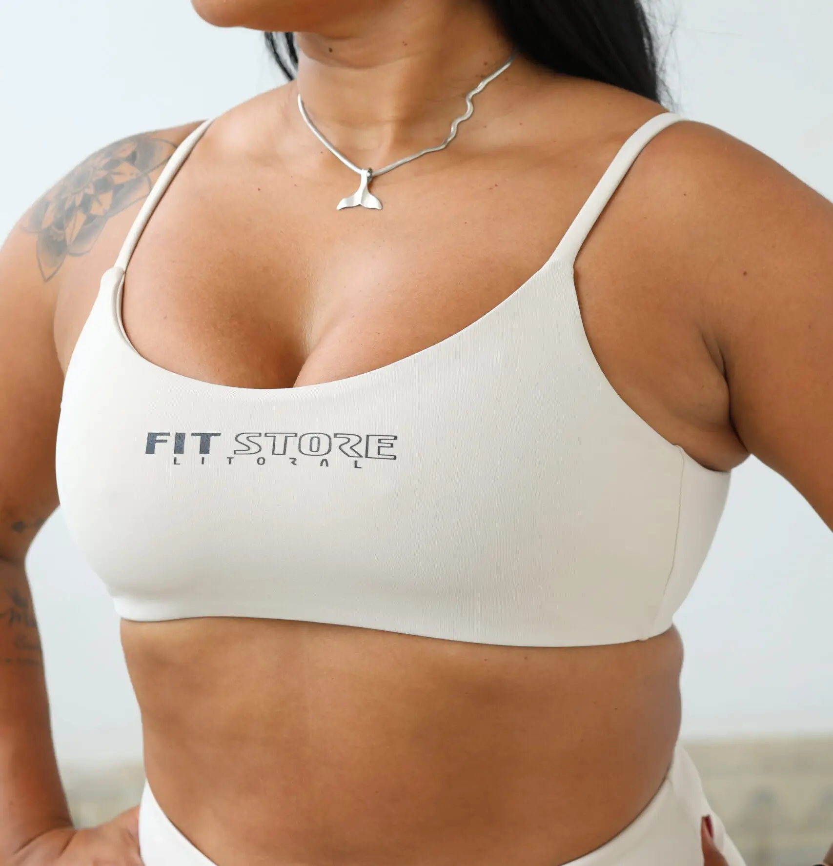 Top Aberto costas Off White - Imagem 2