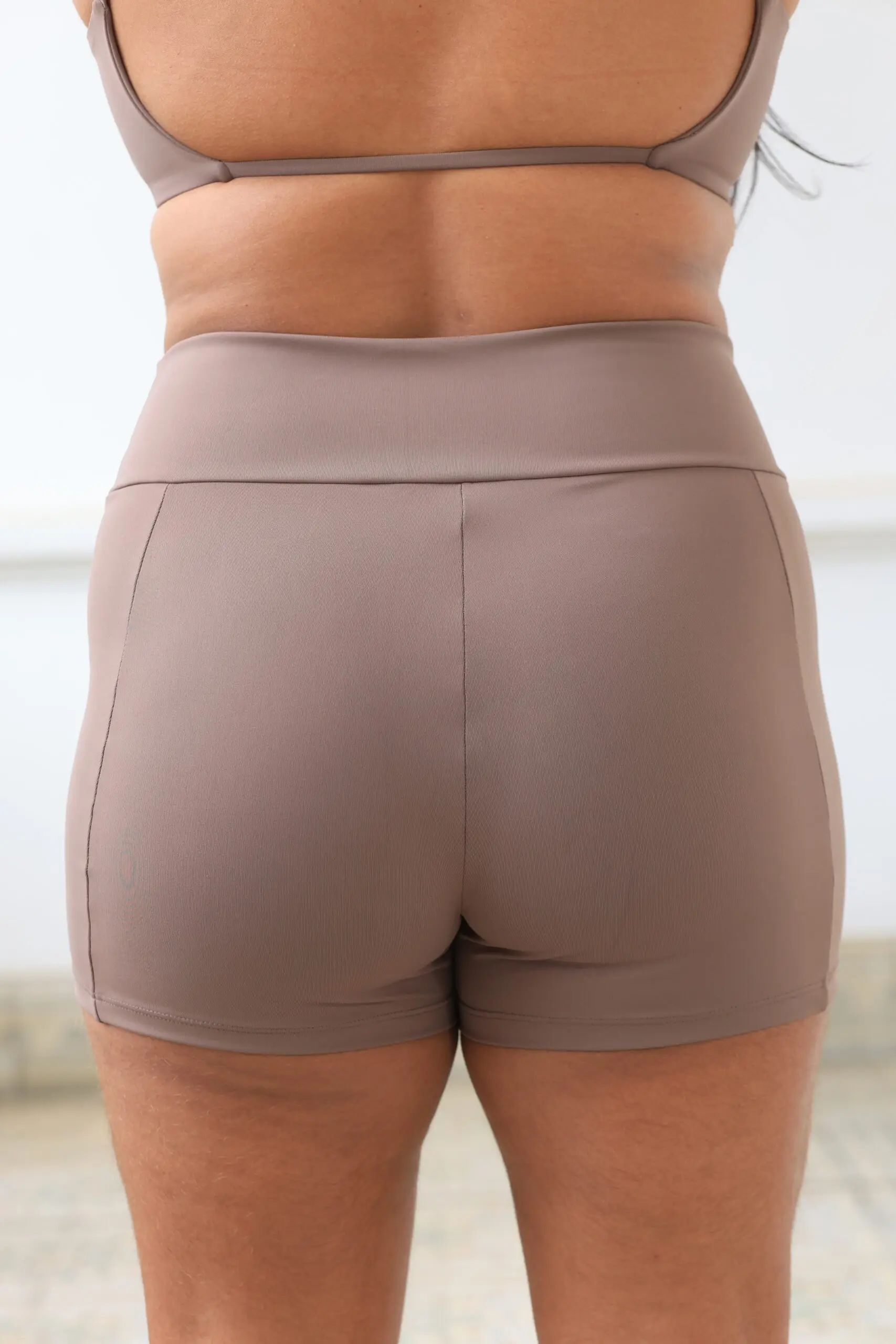 Short S/costura Marrom claro - Imagem 3