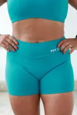 Short S/costura Verde turquesa - Imagem 4