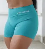 Short S/costura Verde turquesa