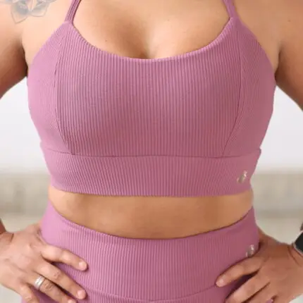 Top cruzado Tullip matte