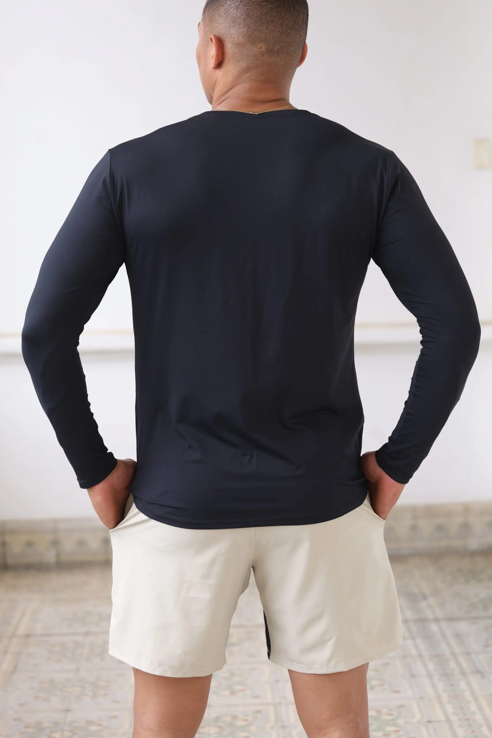 Camisa manga longa Preta - Imagem 3