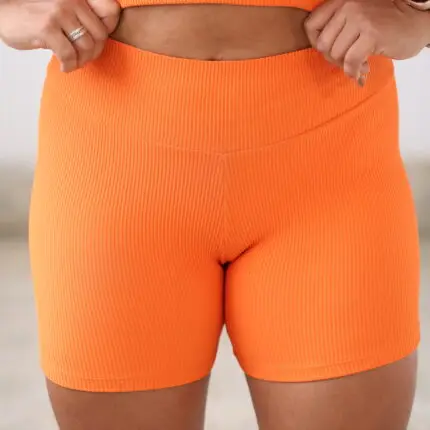 Short meia coxa Tangerina
