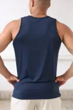 Regata dryfit Azul marinho - Imagem 3