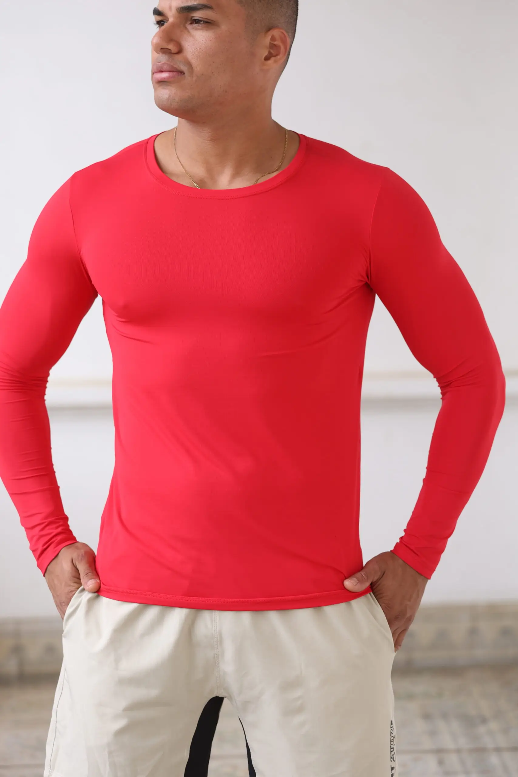 Camisa manga longa Vermelha - Imagem 2